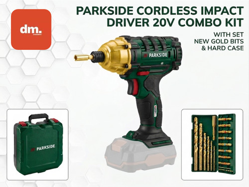 Parkside 20v cordless impact - 20v,