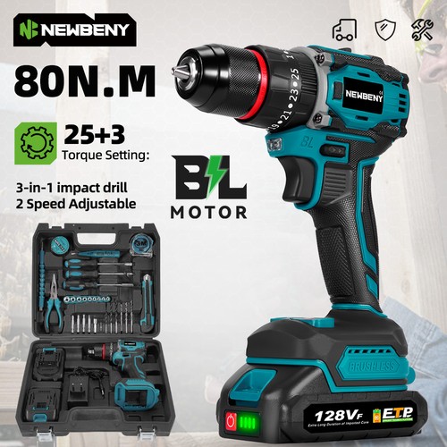 Cordless impact drill - impact, set