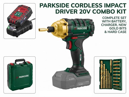 Parkside 20v cordless impact - parkside,