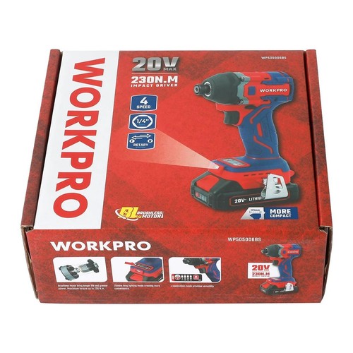 Workpro 20v cordless - workpro, brushless