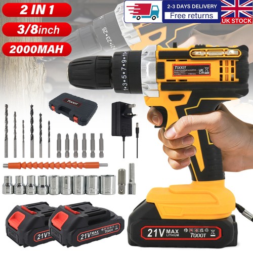 21v cordless hammer - drill, set