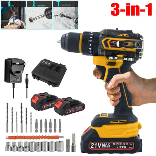 21v cordless combi drill set - 21v,