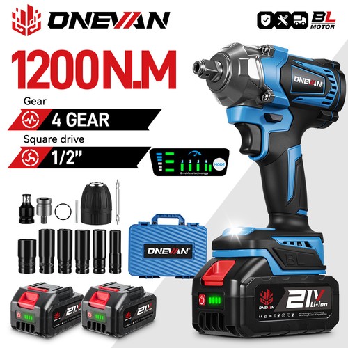 Cordless electric impact - 1/2",